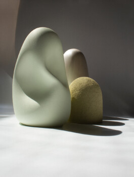 SOFT CERAMICS PEARLY DUSTY GREEN & GLOWING VELVETS